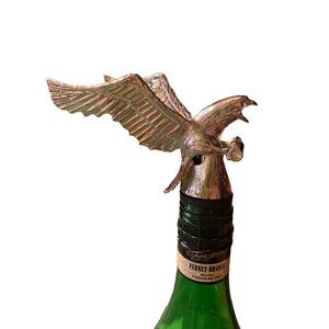Fernet Branca Eagle Pourer Metal Wine Liquor Bottle Dispenser Spout Stopper NEW